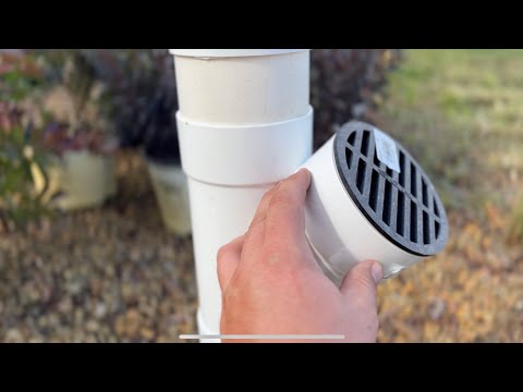 How to Connect Downspout Drain Lines | Sump Pump Outlet