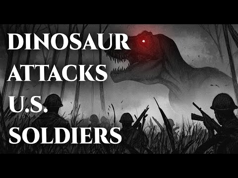 U.S. Soldiers Shocked After Spotting a Dinosaur in the Amazon Forest