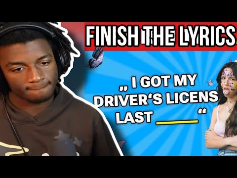 jaxson tries to finish the olivia rodrigo lyrics...