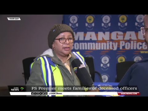 Deceased Constables | Free State Premier visits families