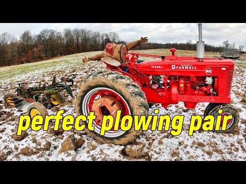 It Worked! Making the Farmall MD and JD 620 a Plowing Pair