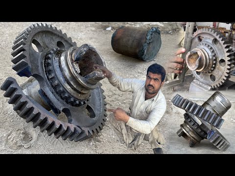How I Fixed a Truck Gearbox | Broken in Two Damaged Teeth Restored with Unbelievable Repair Skills