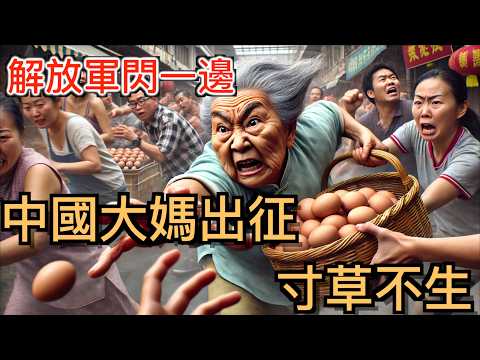 中國大媽出征, 寸草不生, 禍害全球! 武統台灣,三千大媽足矣! 中國大媽現象背後的原因。