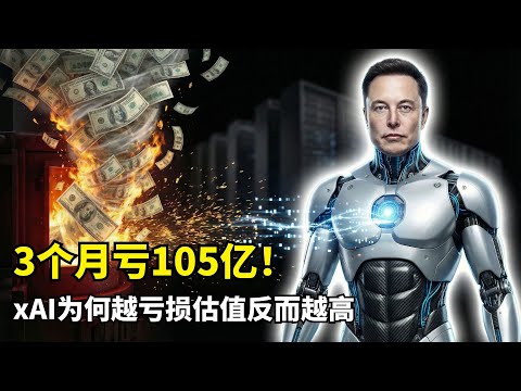 【商业】xAI 3个月亏掉105亿 | 算力怪兽Colossus | 英伟达投资 | 卡塔尔基金 | Grok机器人 | AGI赛道 | 物理智能 | 算力战争 | 顶级AI人才战 | 数据闭环