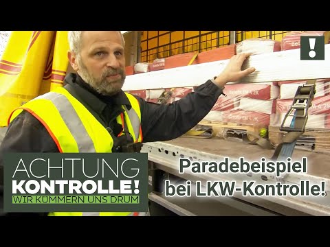 "PARADEBEISPIEL!" Bei dieser LKW-Kontrolle passt EINIGES nicht! | Achtung Kontrolle