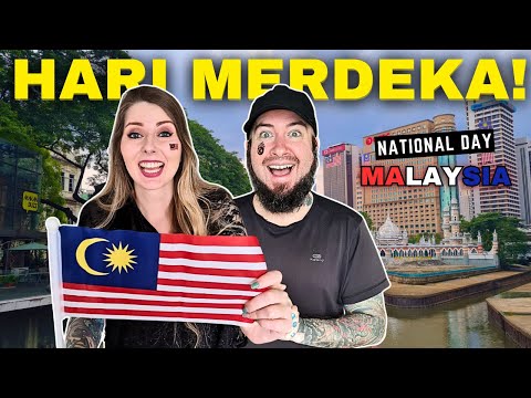 Foreigners celebrate MALAYSIAN INDEPENDENCE DAY in Kuala Lumpur 🇲🇾 2025