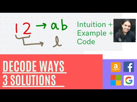 Leetcode Decode Ways || Intuition + Code + Explanation