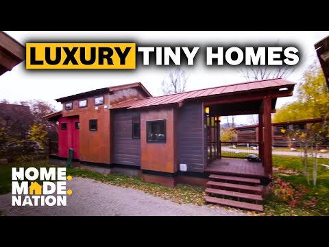 6 ULTRA LUXURIOUS TINY HOMES AROUND THE WORLD *Compilation* | Tiny House Hunting | Home.Made.Nation