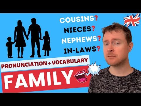 Practice Your English Pronunciation - FAMILY Vocabulary