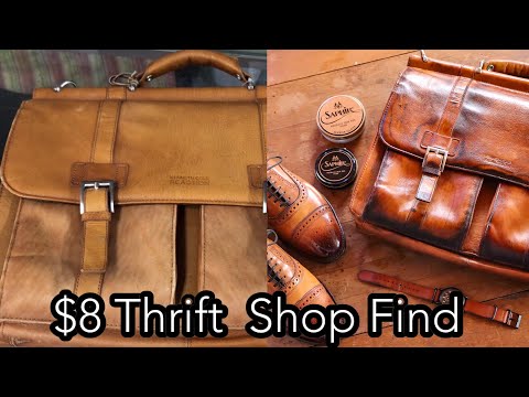 TRANSFORMING AN ABANDONED BRIEFCASE. $8 THRIFT SHOP RESTORATION