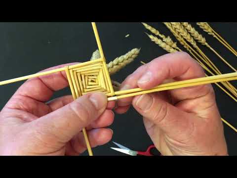 Straw Work Techniques: Increasing and Decreasing Spiral Plait