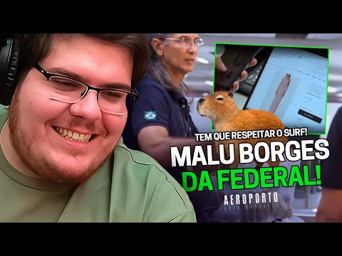 CASIMIRO REAGE: AEROPORTO - CAPIVARA NA PISTA | Cortes do Casimito