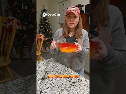 Pickled Peaches Challenge 🍑 | Can You Handle the Tang?