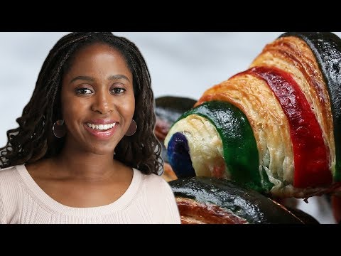 Making Rainbow Croissants: Behind Tasty
