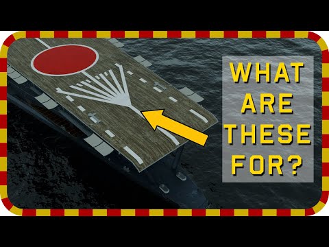 What Was the Purpose of the Arrow Deck Markings on Pacific War Era Japanese Aircraft Carriers?