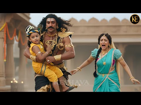 मैया को आया गुस्सा जब कंस ने बाल कान्हा को उठा ले भागा || YMKN || Shree Krishan Leela