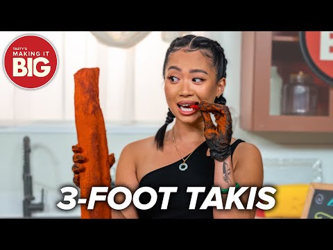 I Made 3-Foot Takis | Making It BIG