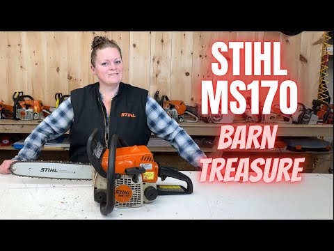 Found In The Barn:  Stihl MS170 From 22 Years Ago!