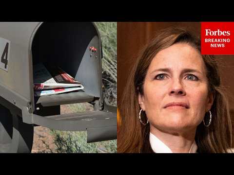 'Would It Be A Problem For You...': Amy Coney Barrett Presses Attorney On Finality Of Mailed Ballots