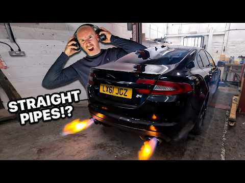 What Happens When You Straight Pipe a 500bhp Jaguar XFR!?