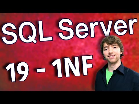 SQL Server 19 - 1NF