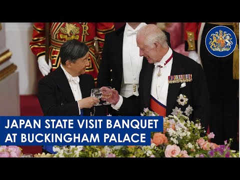 Japan State Visit Banquet at Buckingham Palace