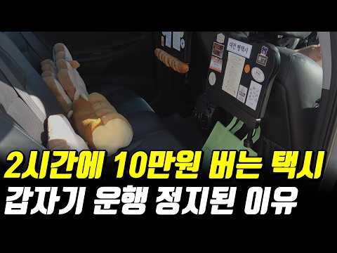 대한민국에 1대 있는 국내최초 빵택시 기사님 (ft 시간당 3만원)