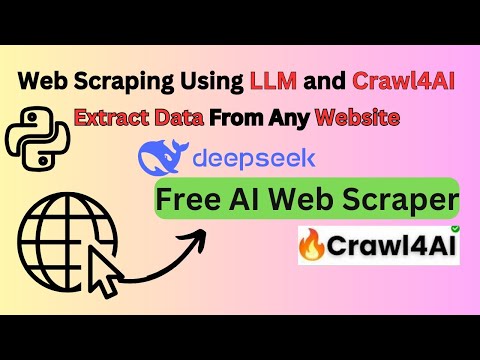 Scrape Any Website for FREE Using Deepseek & Crawl4AI | LLM Scraping | AI Web Scraper
