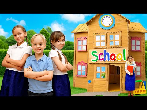 Adventures to school with Chris and friends-interesting stories for children!