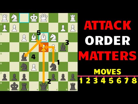 3 Steps:  Attack. Sacrifice. Checkmate.