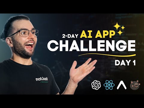 🔴 Day 1 - Build an AI App in 2-Days Challenge (Chat UI, Markdown & Open AI)