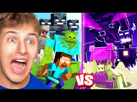 BeckBros React To OVERWORLD BOSSES vs ENDER BOSSES (tournament)