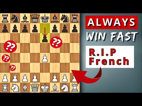 ⭕ Always Beat Strong Players Fast With The Alapin Gambit - R.I.P French Defense