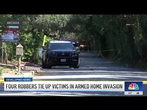 Group of robbers tie up victims in armed home invasion in Arcadia