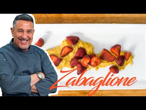 How to make a CLASSIC Strawberry Zabaglione Dessert!