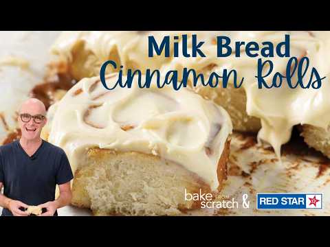 Soft & Fluffy Milk Bread Cinnamon Rolls