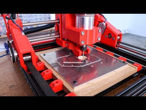 TINY 3D PRINTED CNC CUTS METAL (from scratch)