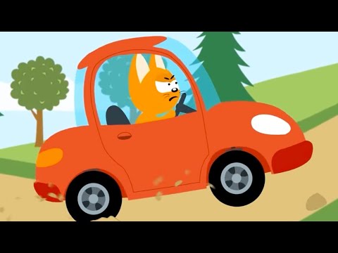 Котенок и волшебный гараж 🐱 Самый большой сборник (все серии подряд) 🚜 Мультфильм для детей