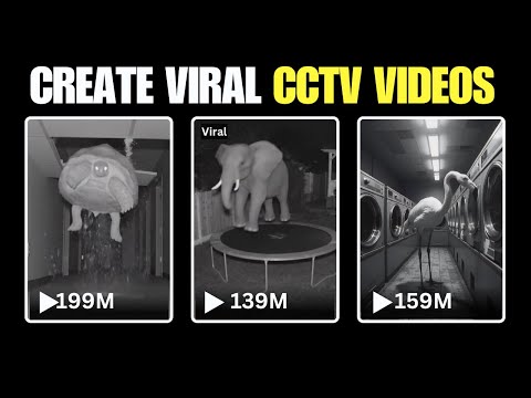 I Created Viral CCTV Animal Videos with FREE AI Tools