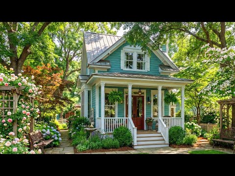 This Teal Cottage Will Steal Your Heart !