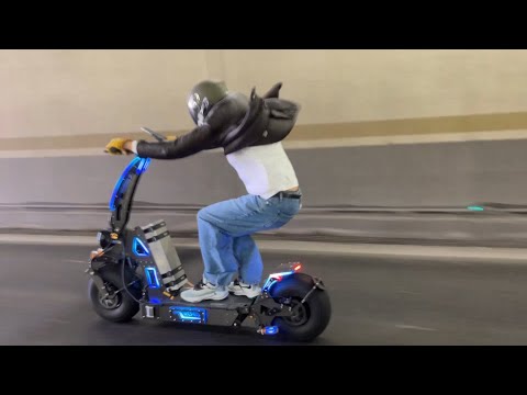 Electric Scooter WEPED Dark Knight 72V 90a Top Speed 125km (77.67MPH)