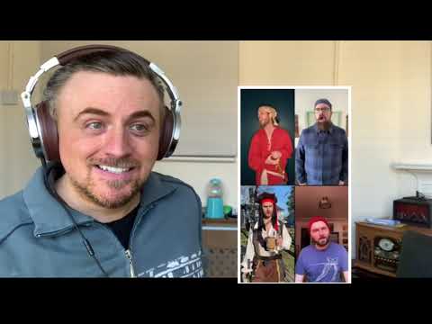 Irish Pro Singer SHOCKED by Home Free - First Time Hearing Sea Shanty Medley Double Reaction