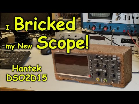 Bricked Hantek DSO2D15 Oscilloscope - Fix or Return?
