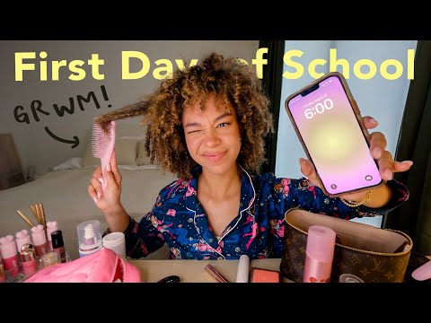 GRWM FIRST DAY OF SCHOOL! let's talk making friends, dating, and how to survive college
