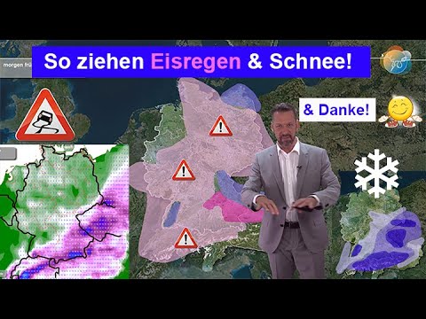 Freezing rain and snow are moving in! Extremely icy conditions, then Vb snow in the southeast, un...