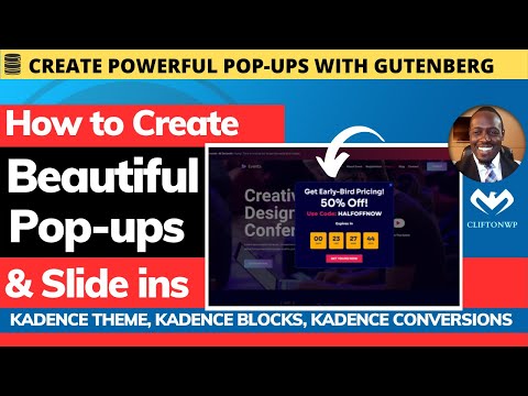 [NEW] Kadence Conversions Tutorial - How to Create Exit Intent Popups, Slide-ins and Banners
