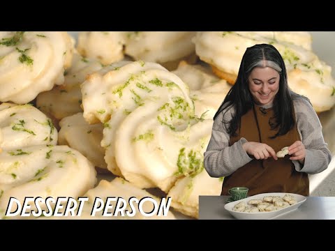 Easy Shortbread Cookies (Lime Squiggles) with Claire Saffitz | Dessert Person