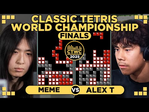 MEME vs ALEX T  | Classic Tetris World Championship 2025 FINALS