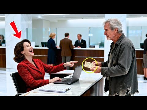 Man in Worn Clothes Went to Bank to Check Savings —The Billionaire Laughed Until She Saw the Balance