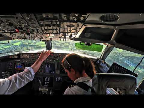 Airplane Landing | Girl Pilot Landing in Turbulence  | Cockpit View | Airline Pilot Life